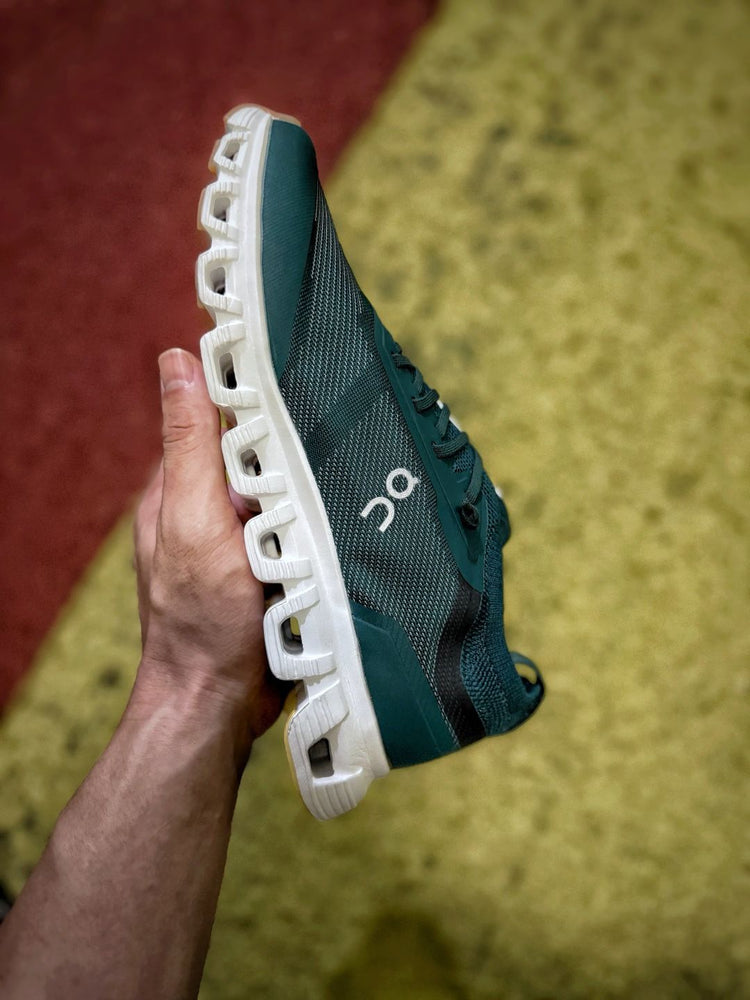 On Cloud X 5 Dark Teal & White Sneakers
