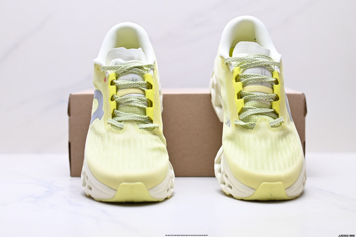On Cloudmonster 3 Lime & Cream Sneakers