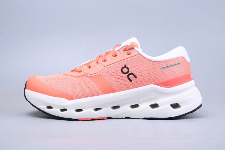 On Cloudrunner 3 Coral & White Sneakers