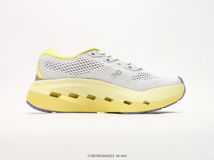 On THE ROGER Pro Fire White & Yellow Sneakers