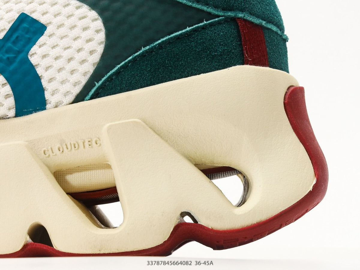 On Cloudswift K-Tech 2 Green & Cream Sneakers