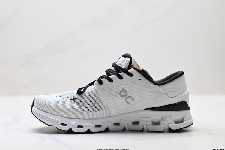 On Cloud X 4 White & Black Sneakers