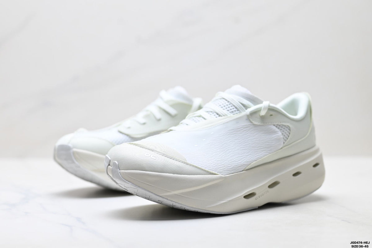 On Cloudboom Volt White & Grey Sneakers