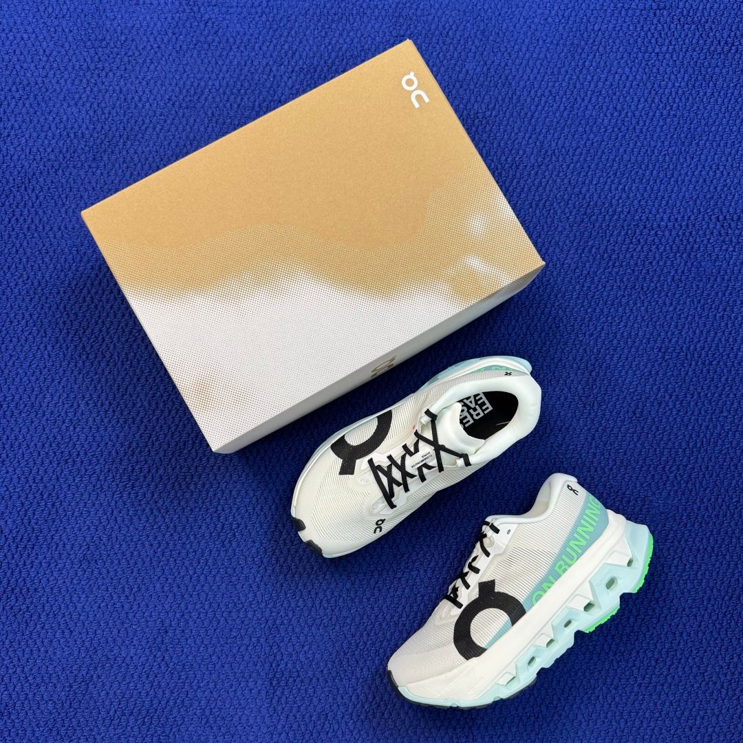 On Cloudmonster 3 Hyper Ivory & Mint Sneakers