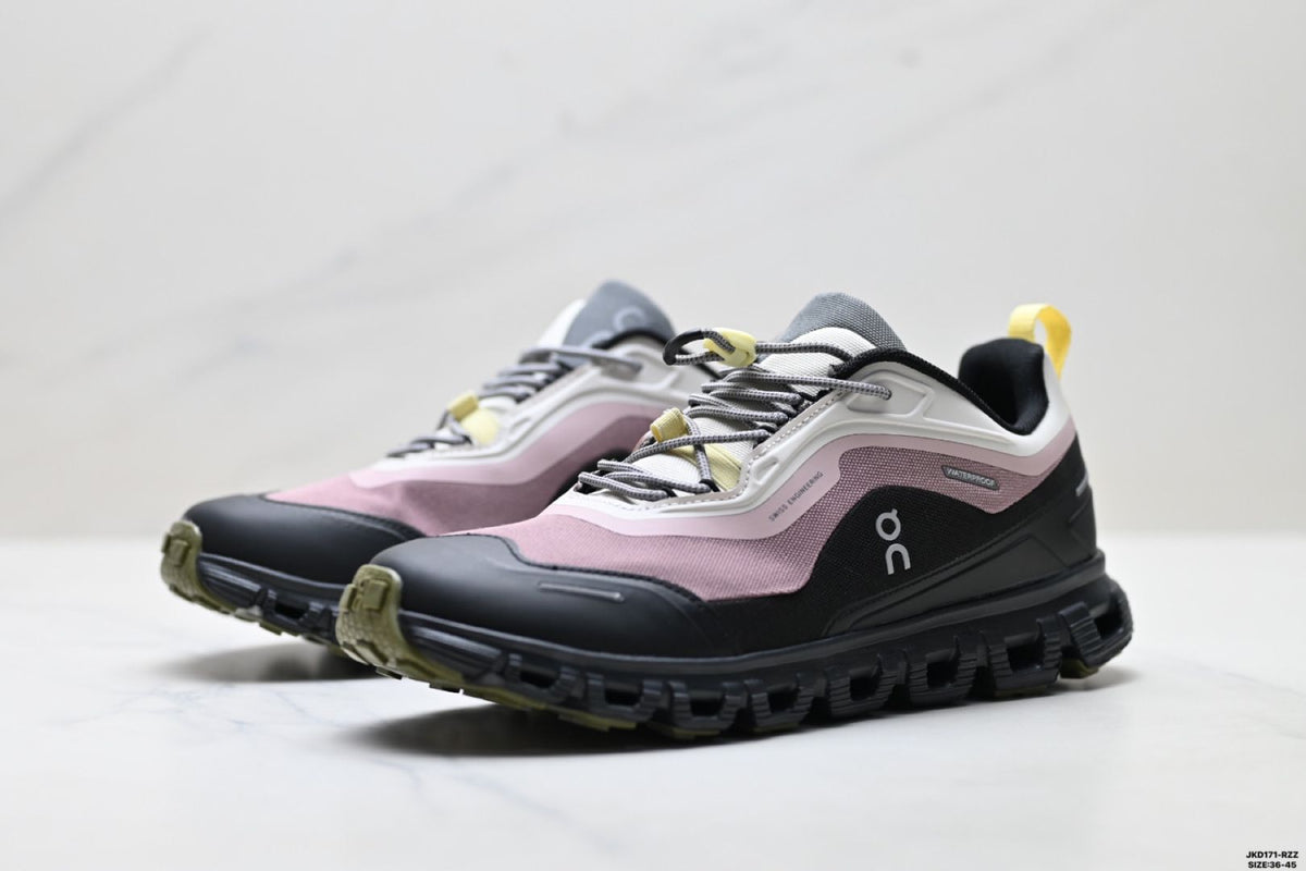 On Cloud 6 Geo Black & Taupe Sneakers