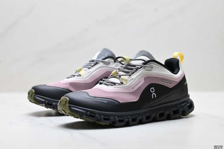 On Cloud 6 Geo Black & Taupe Sneakers