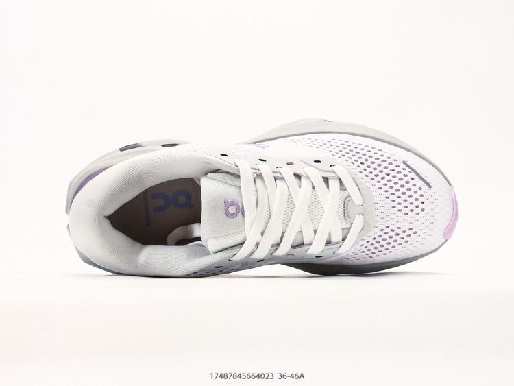On THE ROGER Pro Fire White & Grey Sneakers