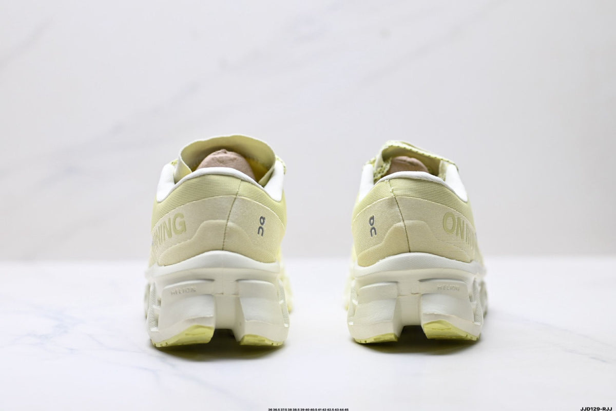 On Cloudmonster 3 Pale Lime & Cream Sneakers