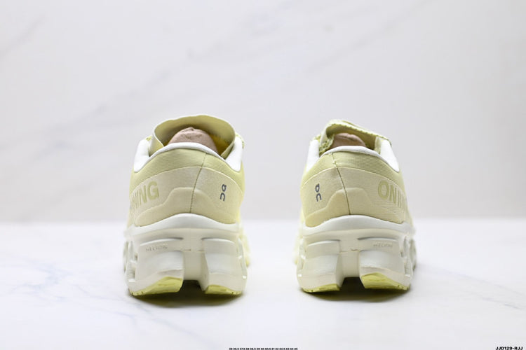 On Cloudmonster 3 Pale Lime & Cream Sneakers