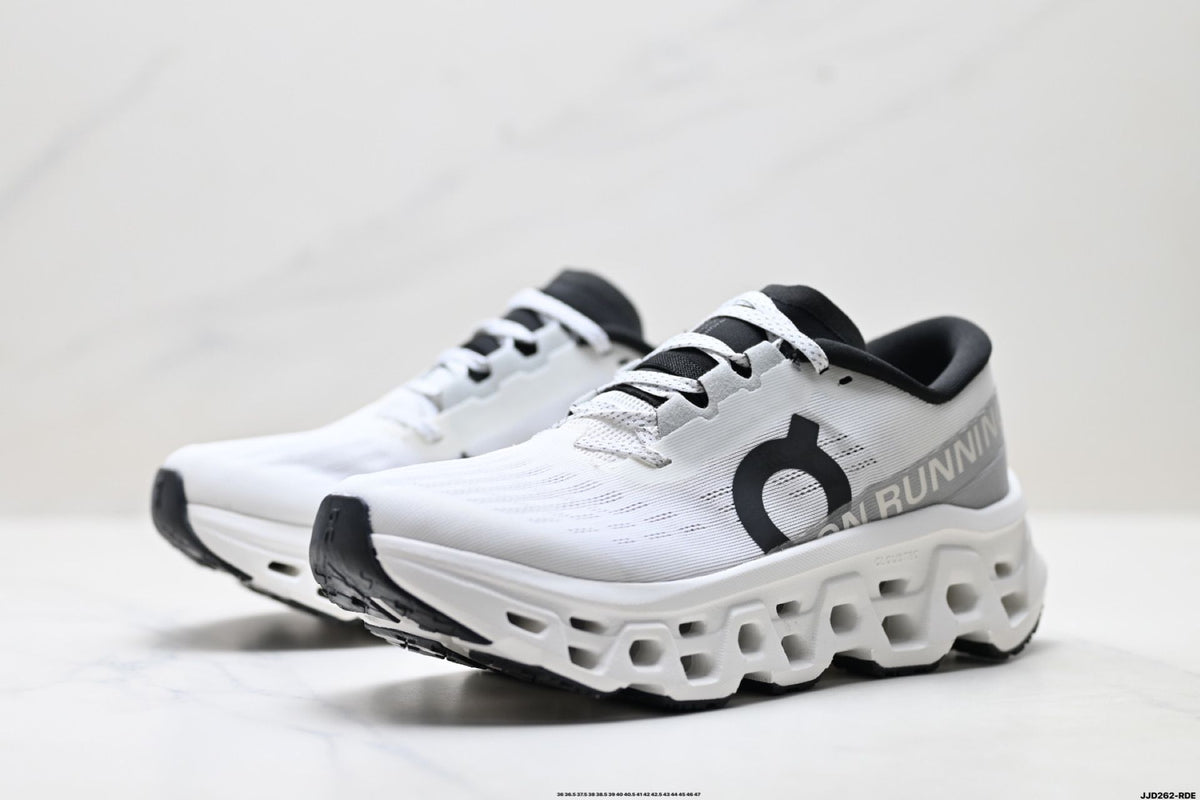 On Cloudmonster 3 White & Black Sneakers