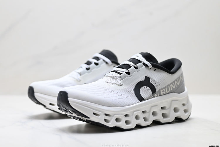 On Cloudmonster 3 White & Black Sneakers