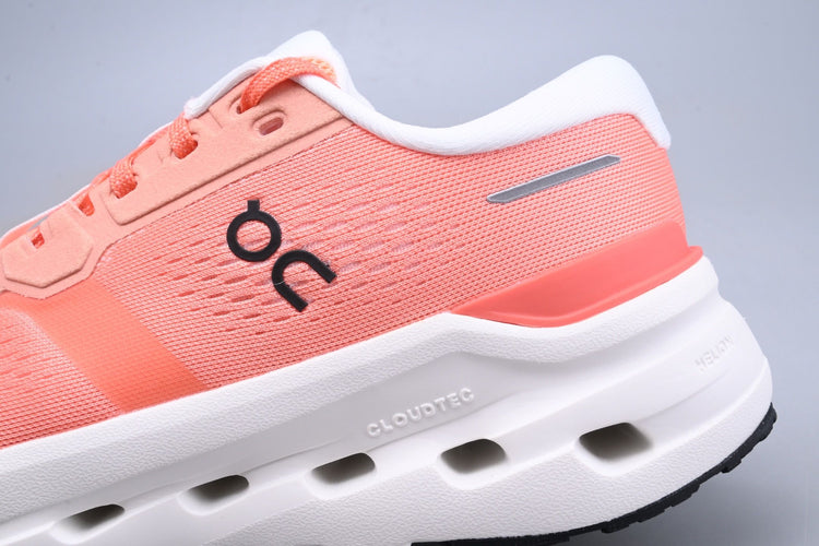 On Cloudrunner 3 Coral & White Sneakers