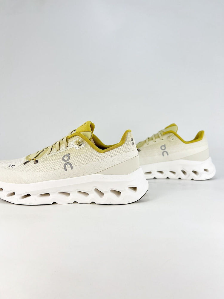 On White & Lime Sneakers Cloud X