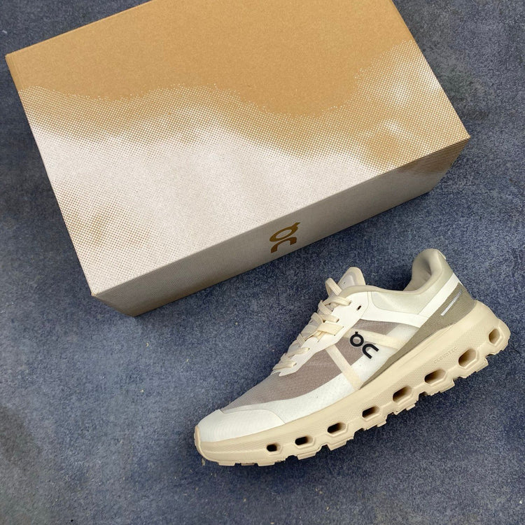On Cloudvista 2 Cream & Stone Grey Sneakers