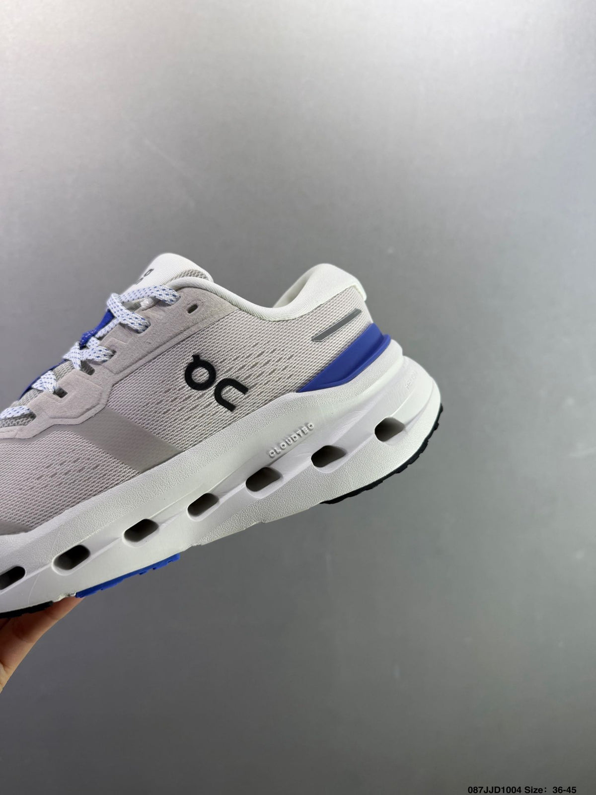 On Cloudrunner 3 White & Blue Sneakers