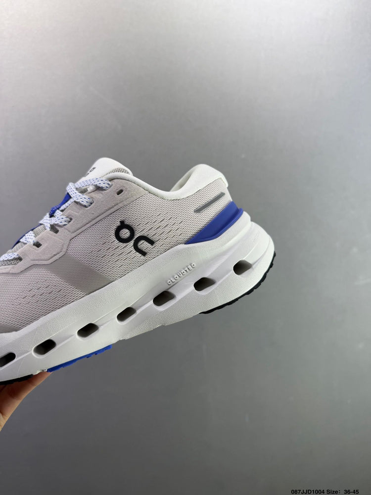 On Cloudrunner 3 White & Blue Sneakers