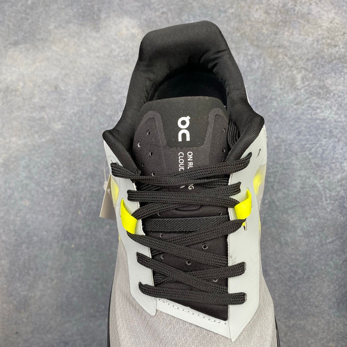 On Cloudvista 2 Grey & Neon Yellow Sneakers