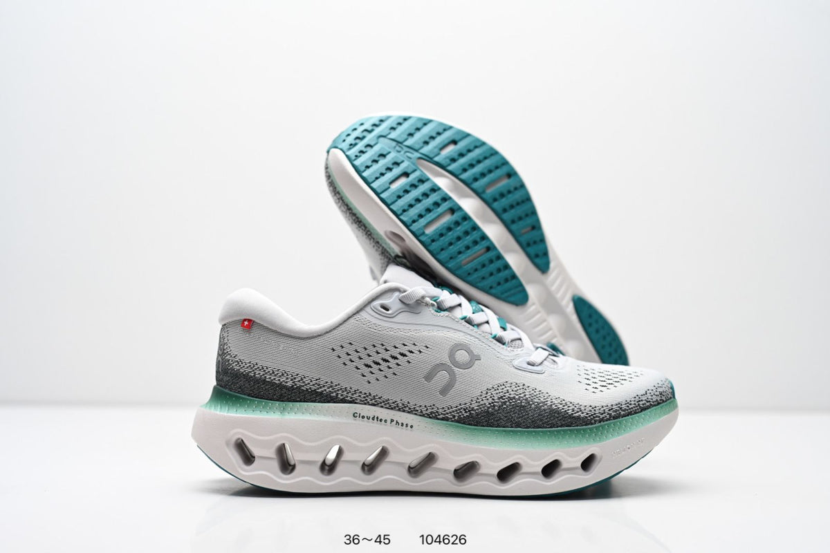 On Cloudsurfer 3 Grey & Mint Sneakers