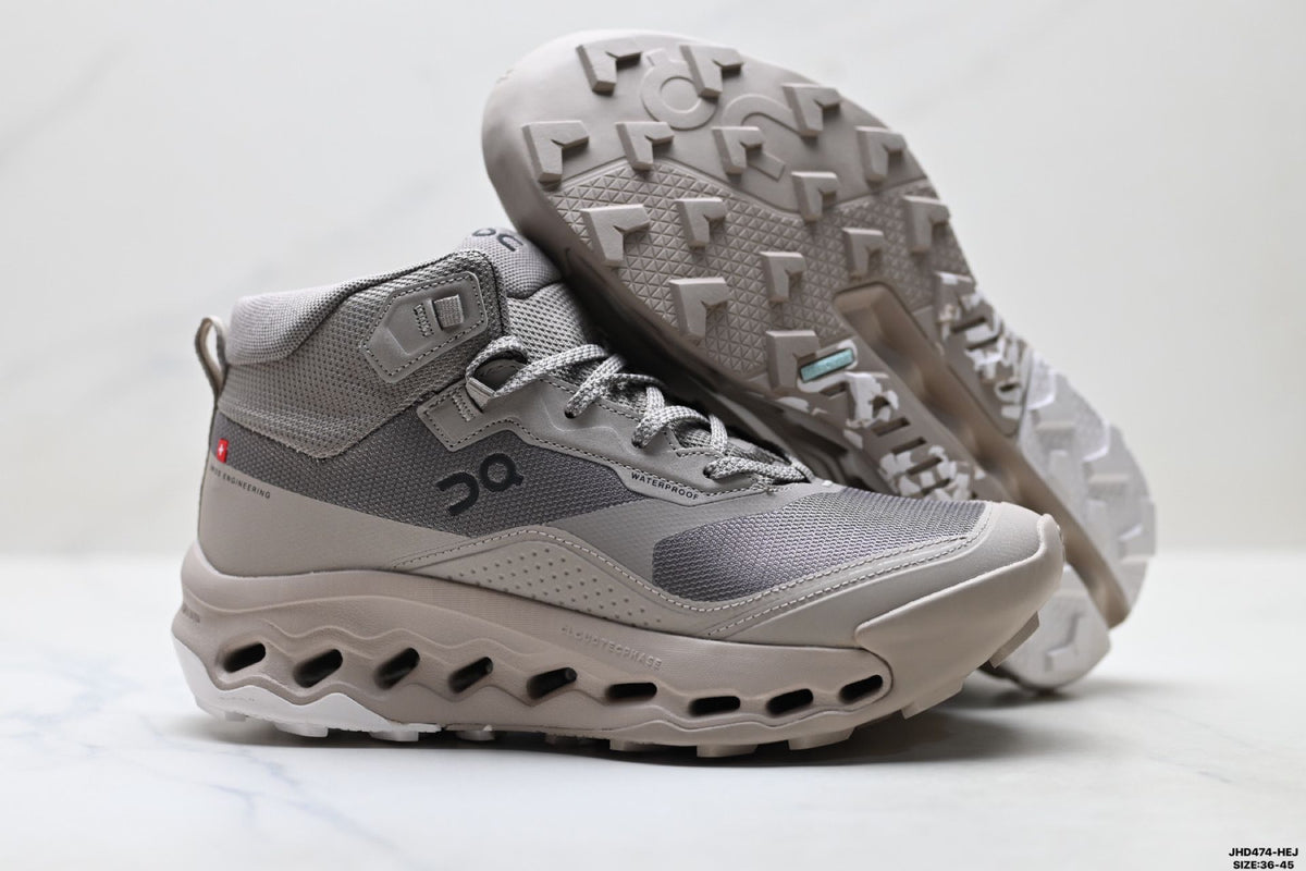 On Cloudhorizon 2 Mid Grey & Taupe Sneakers