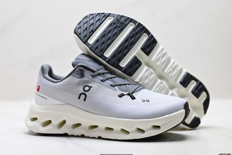 On Cloudtilt Grey & Cream Sneakers