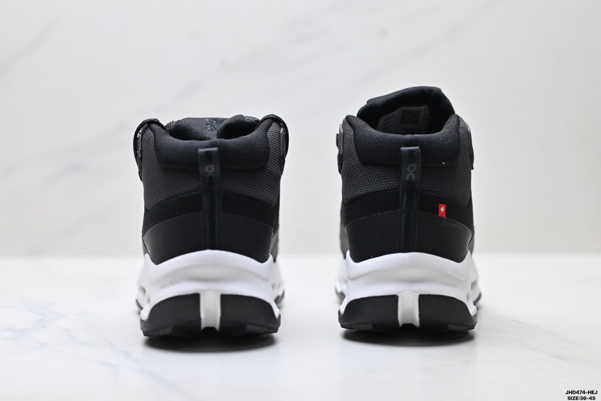 On Cloudhorizon 2 Mid Black & White Sneakers