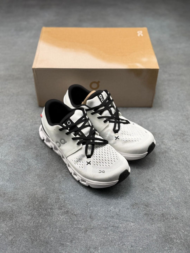 On Cloud X 4 White & Black Sneakers