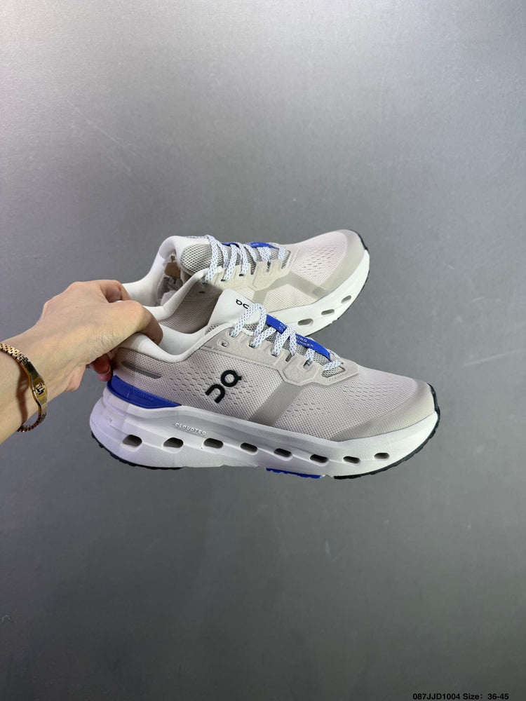 On Cloudrunner 3 White & Blue Sneakers