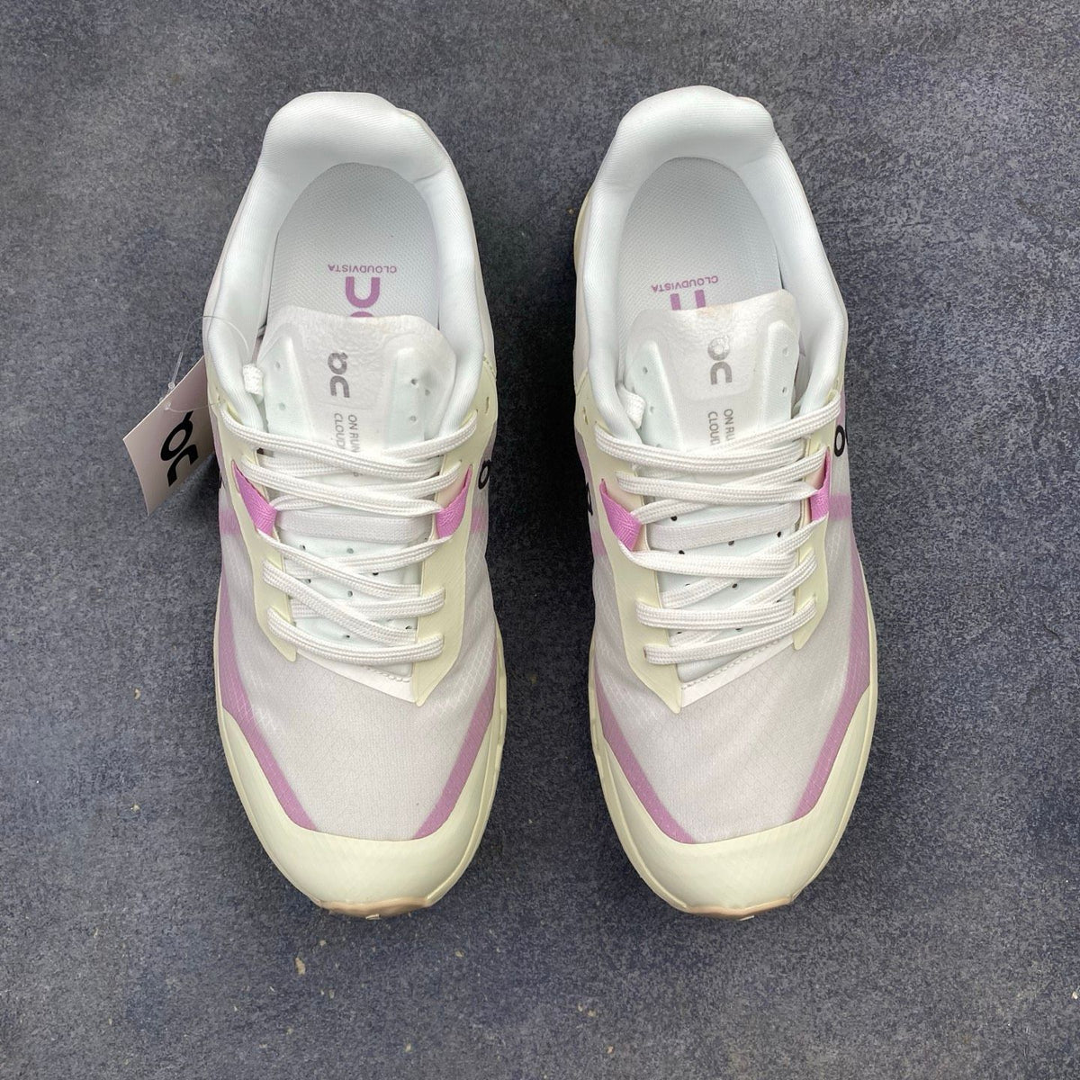 On Cloudvista 2 Cream & Lilac Sneakers