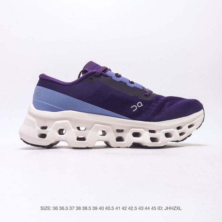 On Cloudmonster 3 Purple & White Sneakers
