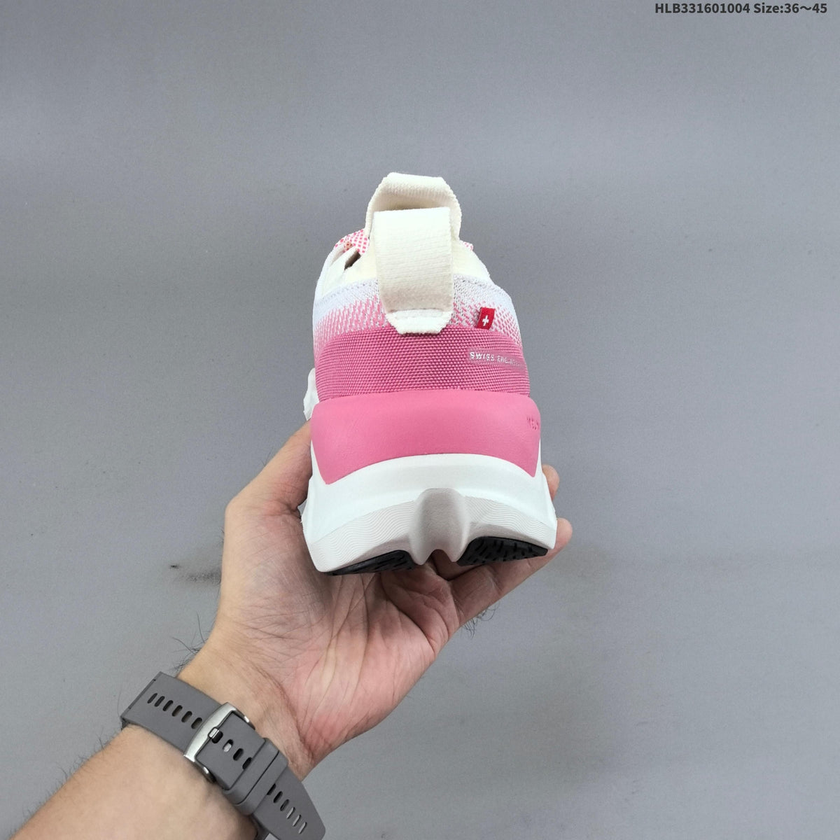 On Cloud X Tempo White & Pink Sneakers