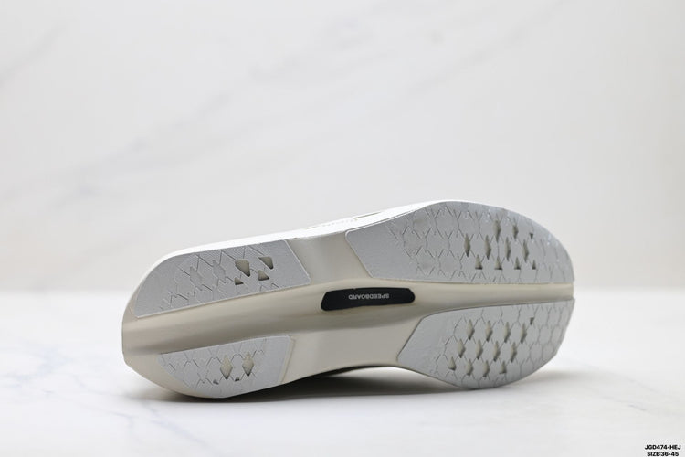On Cloudboom Volt White & Grey Sneakers