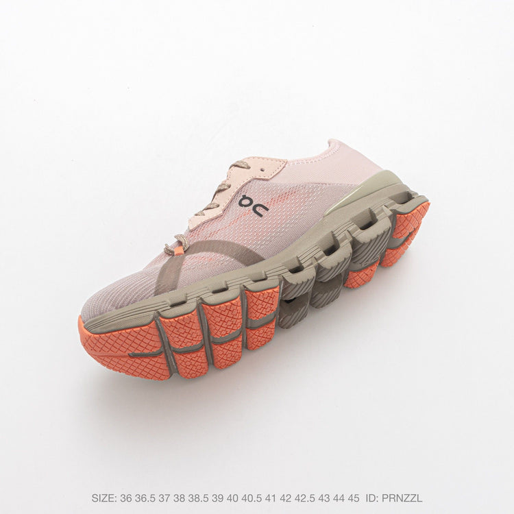 On Cloud X 4 Blush Pink & Taupe Sneakers