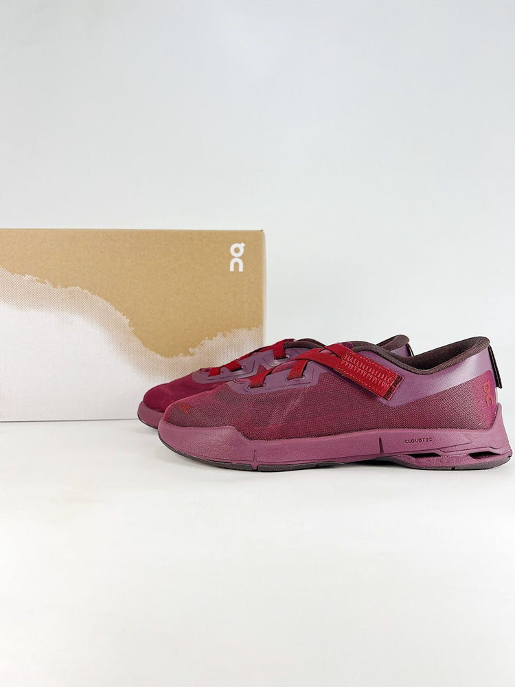 On Cloudnova Moon Burgundy Sneakers