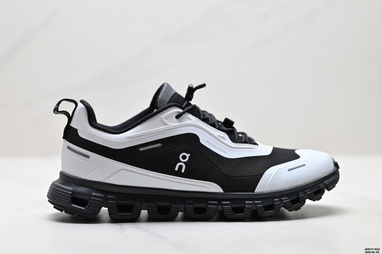 On Cloud 6 Geo Black & White Sneakers