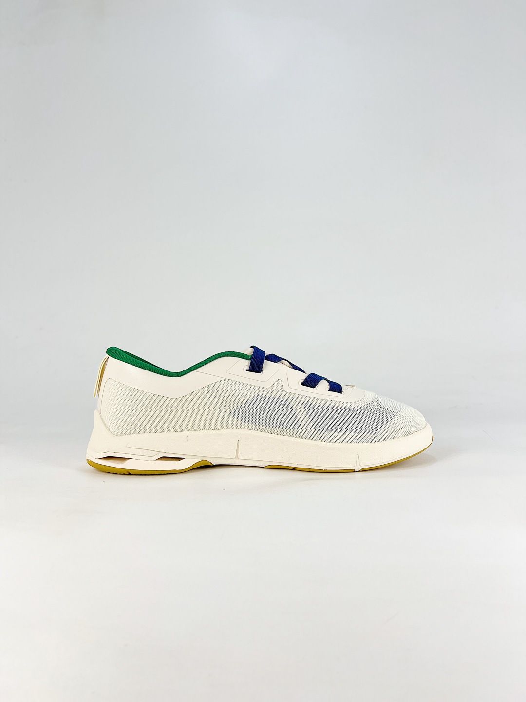 On Cloudnova Moon White & Green Sneakers