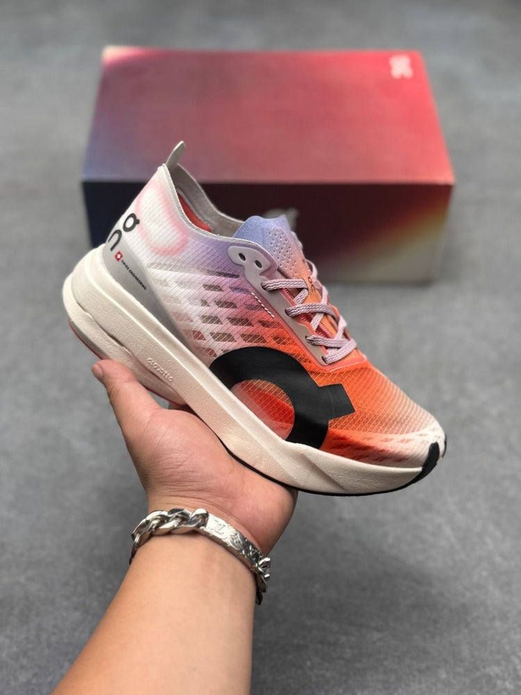 On Cloudboom Strike Pink & Orange Sneakers