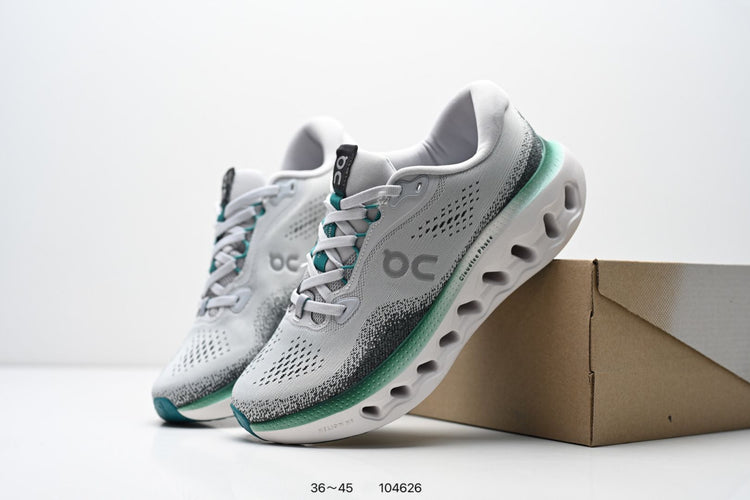 On Cloudsurfer 3 Grey & Mint Sneakers