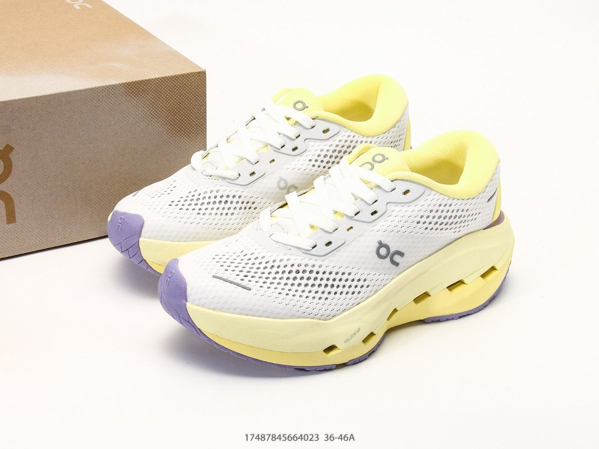 On THE ROGER Pro Fire White & Yellow Sneakers