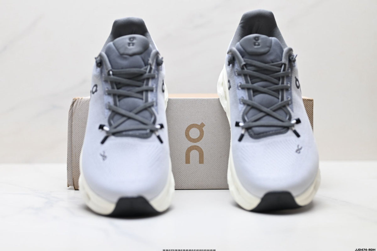 On Cloudtilt Grey & Cream Sneakers