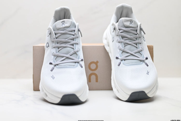 On Cloudtilt White & Silver Grey Sneakers