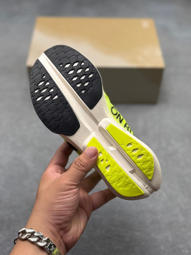 On Cloudboom Strike Neon Lime Sneakers