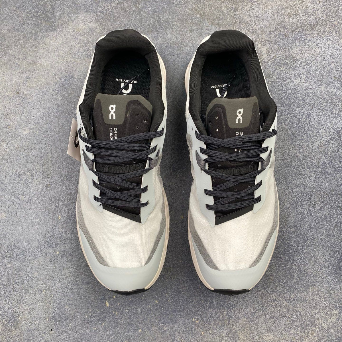 On Cloudvista 2 White & Grey Sneakers