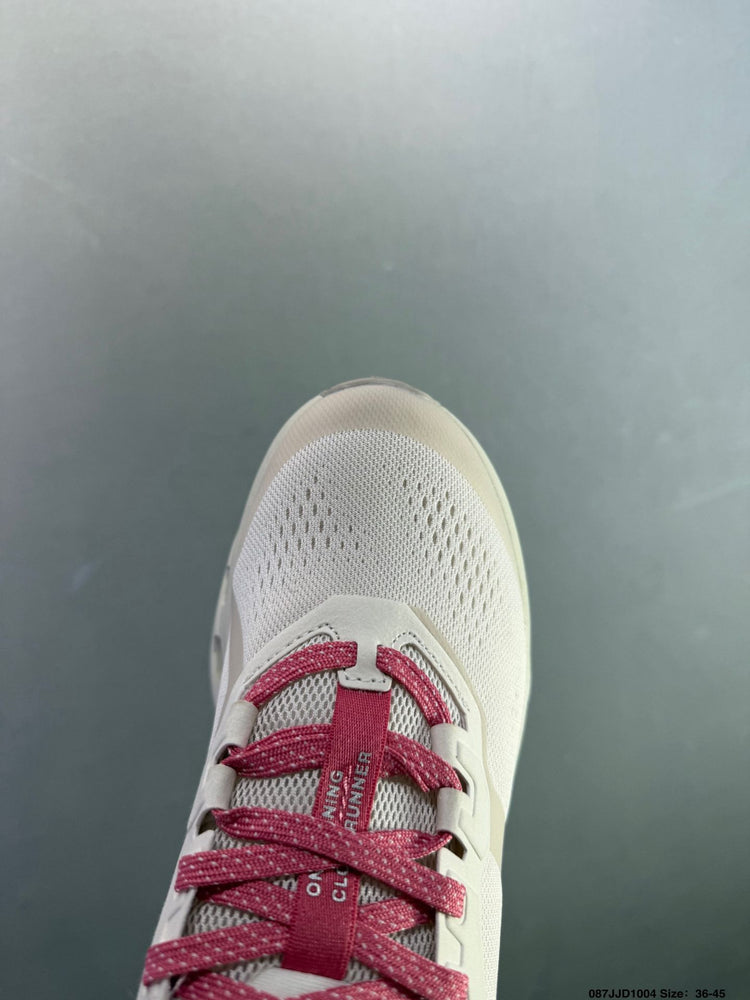 On Cloudrunner 3 White & Pink Sneakers