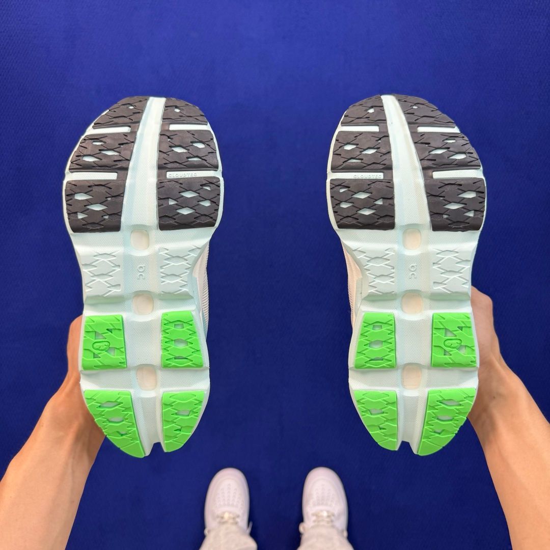 On Cloudmonster 3 Hyper Ivory & Mint Sneakers