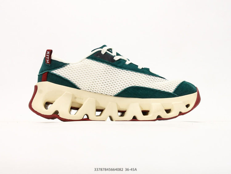 On Cloudswift K-Tech 2 Green & Cream Sneakers
