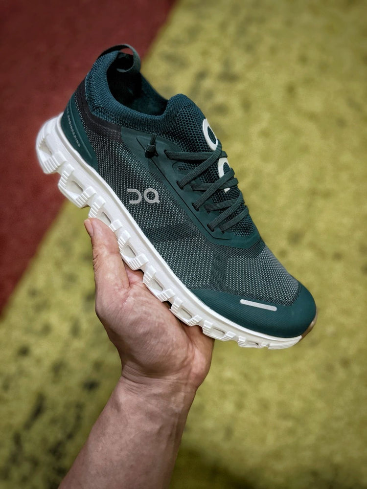 On Cloud X 5 Dark Teal & White Sneakers