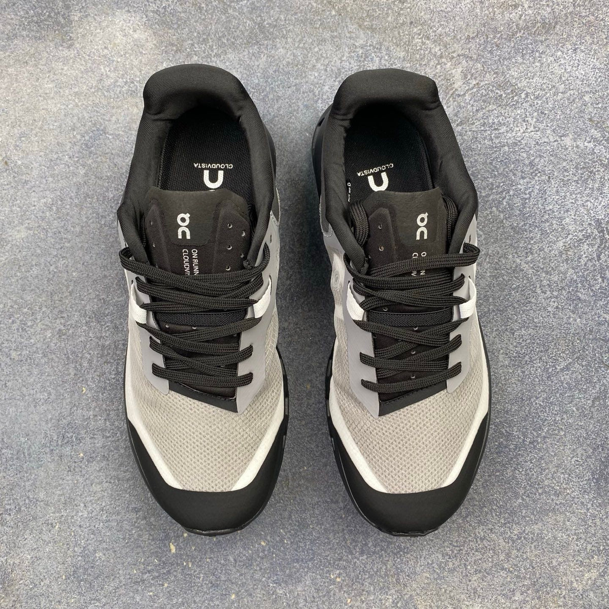 On Cloudvista 2 Cream & Black Sneakers