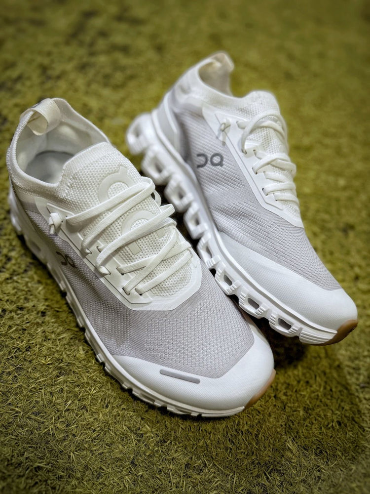 On Cloudultra White & Light Grey Sneakers