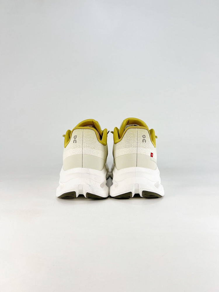 On White & Lime Sneakers Cloud X