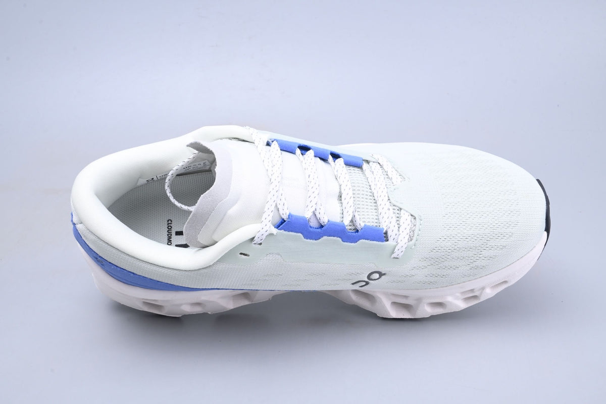 On Cloudmonster 3 White & Blue Sneakers